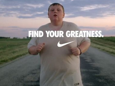 Obese Kid Running in Nike Ad | Ad Rush Blog